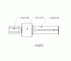 EXTRACTOR DE PINZA INTERIOR FORZA SERIE 4300